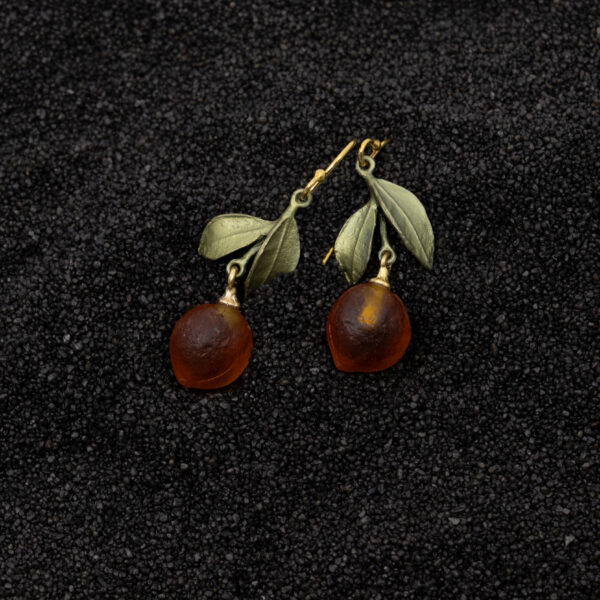 Boucles d'oreilles oranges